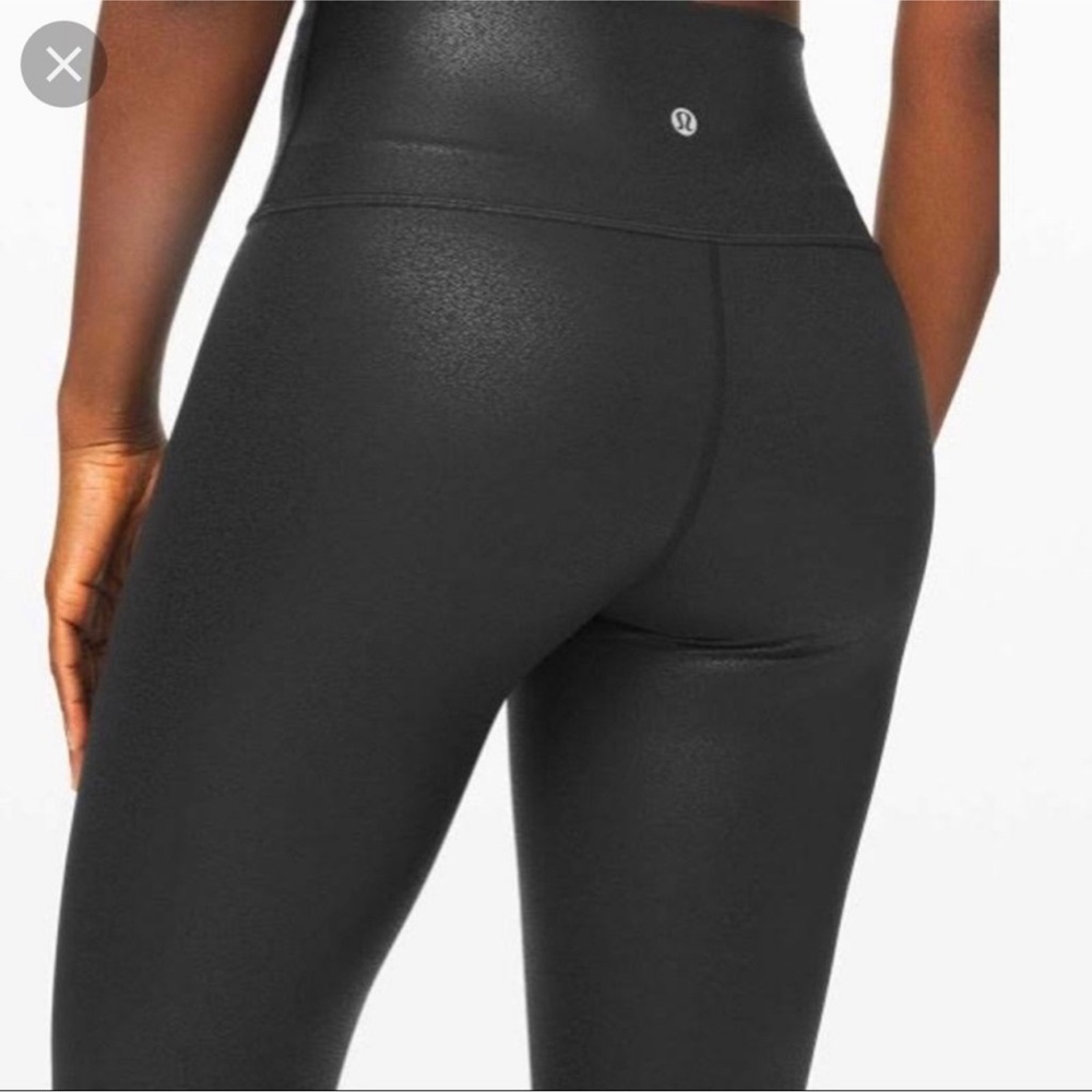Lululemon Wunder Under Foil Leggings capri